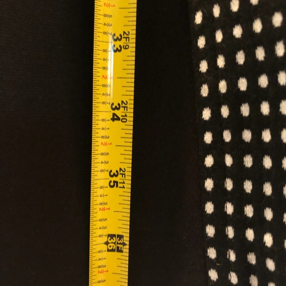 Charter Club Sheath dress size 4. Black with white and black center column. - Picture 6 of 6